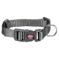 Produktbild von Trixie Premium Hundehalsband aus Nylon Grau Größe XS