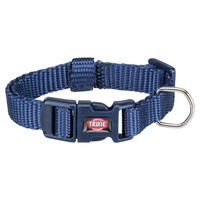 Produktbild von Trixie Premium Hundehalsband aus Nylon in Blau Größe XS Mini