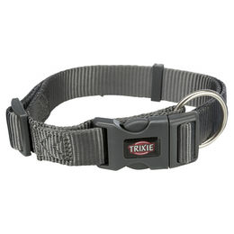 Trixie Premium Hundehalsband aus Nylon in Grau Größe XL – Bild 1 von 4