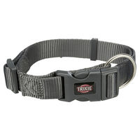 Produktbild von Trixie Premium Hundehalsband aus Nylon in Grau Größe XL