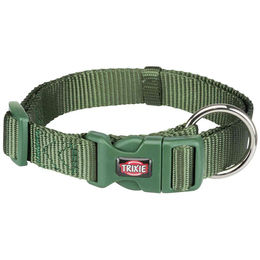 Produktbild von Trixie Premium Hundehalsband aus Nylon in Grün Größe M-L 35-55cm