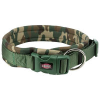 Produktbild von Trixie Premium Hundehalsband Camouflage Grün Größe L-XL wasserabweisend und neoprengepolstert - 1 Stk.