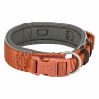 Produktbild von Trixie Premium Hundehalsband extra breit aus Neopren in Rost/Grau Größe L