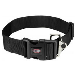 Trixie Premium Hundehalsband für Riesenrassen Schwarz XXL wasserabweisend – Bild 1 von 4