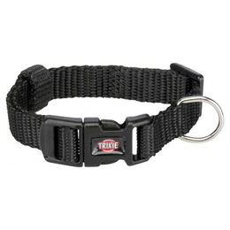 Trixie Premium Hundehalsband Mini aus Nylon Schwarz XXS-XS 15-25cm – Bild 1 von 3