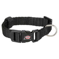 Produktbild von Trixie Premium Hundehalsband Mini aus Nylon Schwarz XXS-XS 15-25cm