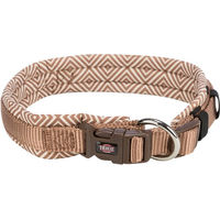 Produktbild von Trixie Premium Hundehalsband mit Neopren-Polsterung Boho-Rauten Karamell Größe L