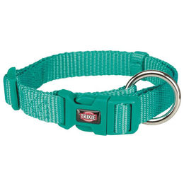 Produktbild von Trixie Premium Hundehalsband Nylon Ozean Blau Türkis Größe M-L 35-55cm