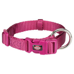 Produktbild von Trixie Premium Hundehalsband Orchidee aus Nylon in Lila und Rosa Größe S-M