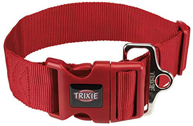 Trixie Premium Hundehalsband Rot Größe M-L – Bild 1 von 3