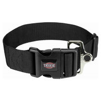 Produktbild von Trixie Premium Hundehalsband Schwarz Größe M-L
