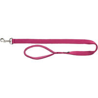 Produktbild von Trixie Premium Hundeleine aus Gurtband in XL für erwachsene Hunde in Rot oder Rosa