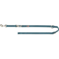 Produktbild von Trixie Premium Hundeleine aus Polyester in Türkis Blau Größe XS 200 cm