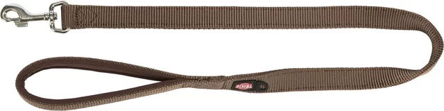 Trixie Premium Hundeleine mit Neopren in Beige und Braun XL – Bild 1 von 2