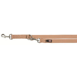 Trixie Premium Hundeleine XS Beige aus Gurtband – Bild 1 von 2