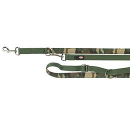 Trixie Premium Hundeleine XS-S mit Neopren-Polsterung Camouflage Waldgrün 2,00 m - 2 m – Bild 1 von 4