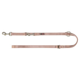 Produktbild von Trixie Premium Hundeschleppleine aus Gurtband Rosa Größe M-L