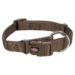 Produktbild von Trixie Premium Mini Hundehalsband aus Nylon in Braun Größe XS