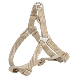 Produktbild von Trixie Premium One Touch Hundegeschirr aus Nylon in Beige XS