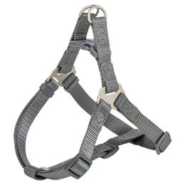 TRIXIE Premium One Touch Hundegeschirr aus Nylon in Grau Größe XS – Bild 1 von 2