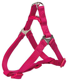Trixie Premium One Touch Hundegeschirr aus Nylon in Rosa Größe M – Bild 1 von 2