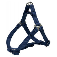 Produktbild von Trixie Premium One Touch Hundegeschirr Blau Größe L