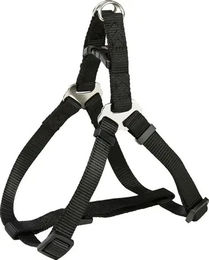 Trixie Premium One Touch Hundegeschirr Schwarz Größe S mit zugentlastender Schnalle für kleine Hunde – Bild 1 von 3