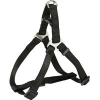 Produktbild von Trixie Premium One Touch Hundegeschirr Schwarz Größe S mit zugentlastender Schnalle für kleine Hunde