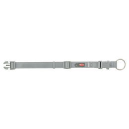 Trixie Premium Reflect Halsband Grau Größe S-M aus Kunststoff und Gurtband – Bild 1 von 1