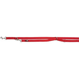 Produktbild von Trixie Premium Schleppleine aus Nylon für Hunde, doppelt verstellbar, Rot, XS, 2m - 2 m