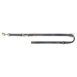 Trixie Premium Schleppleine aus Nylon für Hunde in Grau Größe XS – Bild 1 von 3