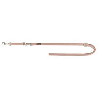 Produktbild von Trixie Premium Schleppleine doppellagig für Hunde Blush Rosa 2 m - 2 m