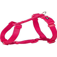 Produktbild von Trixie Premium Sicherheitsgeschirr für Hunde aus Nylon in Rosa Größe M-L