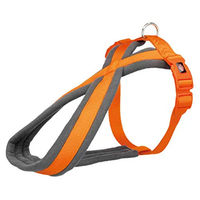 Produktbild von Trixie Premium Touren-Führgeschirr für Hunde aus Nylon in Orange Größe XS
