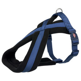 Produktbild von Trixie Premium Touren-Geschirr für Hunde aus Nylon in Blau Größe L