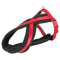 Produktbild von Trixie Premium Touren-Geschirr für Hunde Rot Größe M-L mit Vliespolsterung - 1 Stk.
