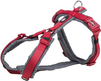 Trixie Premium Trekking Hundegeschirr für Riesenrassen Rot Grau Größe L – Bild 1 von 3