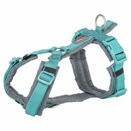 Produktbild von Trixie Premium Trekking Hundegeschirr Größe M Blau Grau