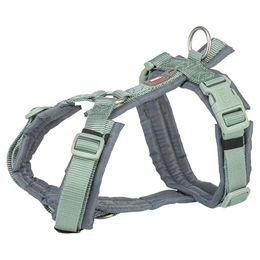 Produktbild von Trixie Premium Trekking Hundegeschirr Sportgeschirr Salbei Grün Grau Größe S - 1 Stk.