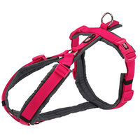 Produktbild von Trixie Premium Trekking Hundegeschirr Sportgeschirr wasserabweisend Fuchsia/Grau Größe M