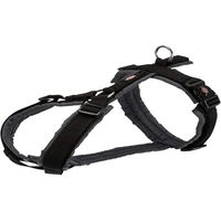 Produktbild von Trixie Premium Trekking Hundegeschirr Sportgeschirr wasserabweisend Schwarz Grau Größe M