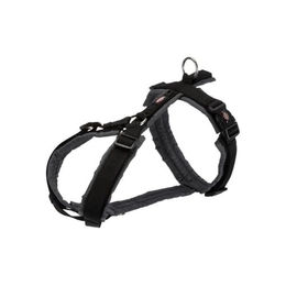 Trixie Premium Trekking Hundegeschirr Sportgeschirr wasserabweisend Schwarz Grau Größe S – Bild 1 von 6