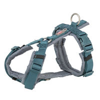 Produktbild von Trixie Premium Trekking Hundegeschirr Sportgeschirr wasserdicht Schwarz Grau Größe L - 1 Stk.