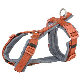 Produktbild von TRIXIE Premium Trekking Hundegeschirr XS Rostbraun Grau