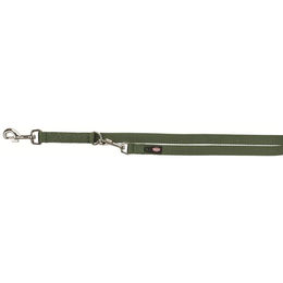 Produktbild von Trixie Premium V-Leine für Riesenrassen aus Gurtband Grün 2m/20mm - 2 m