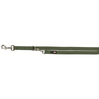 Produktbild von Trixie Premium V-Leine für Riesenrassen aus Gurtband Grün 2m/20mm - 2 m