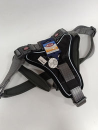 Trixie Premium Y-Geschirr für Hunde aus Neopren in Grau Größe L-XL – Bild 1 von 5