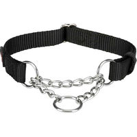 Produktbild von Trixie Premium Zug-Stopp Erziehungshalsband für Hunde Schwarz Größe S-M - 1 Stk.
