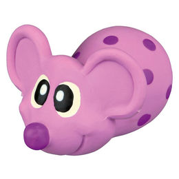 Trixie Quietschspielzeug aus Latex für kleine Tiere in bunt und lila - 4 x 11 cm – Bild 1 von 3