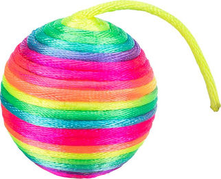 Trixie Rasselball aus Stoff für Katzen und Kitten bunt ø 4,6cm – Bild 1 von 4